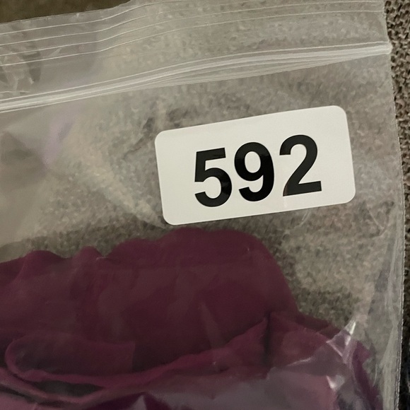 Lost April Sleeveless Mini Dress S Maroon - Picture 8 of 9